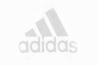 Наклейка логотип ADIDAS (14x11см, белая)