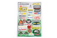 Наклейки (набор) спонсоры, мультибренд (30*45см)