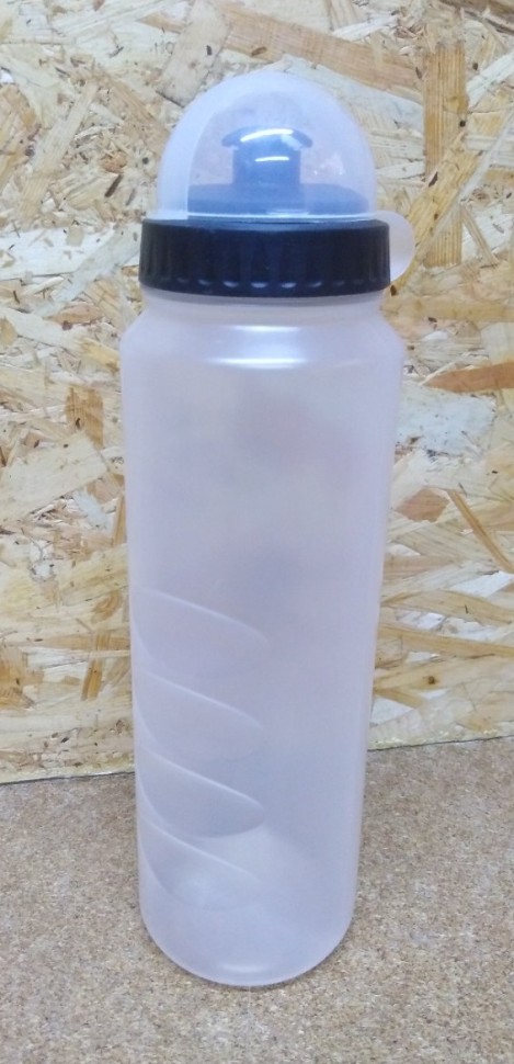 Фляга для воды - прозрачная пластиковая - 1л