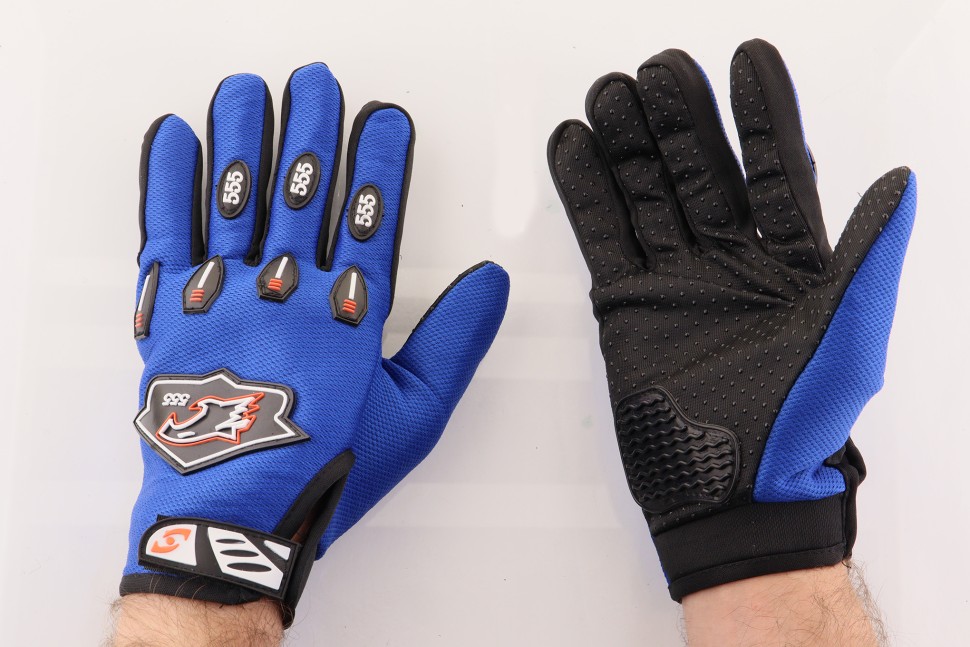 Мотоперчатки C101 синие, размер - L-XL