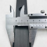 Накладка склиза Динго снегоход T125 графитовая