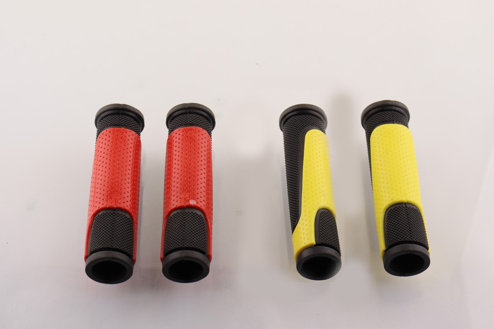 Ручки руля велосипедные 120mm резиновые. микс