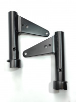 Крепления фары мопед Альфа (левое и правое) чёрное