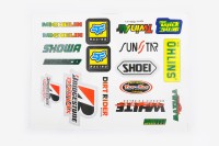 Наклейки (набор) спонсоры, мультибренд (32х24см)