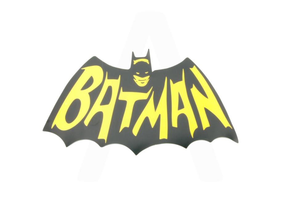 Наклейка логотип BATMAN 17х10см