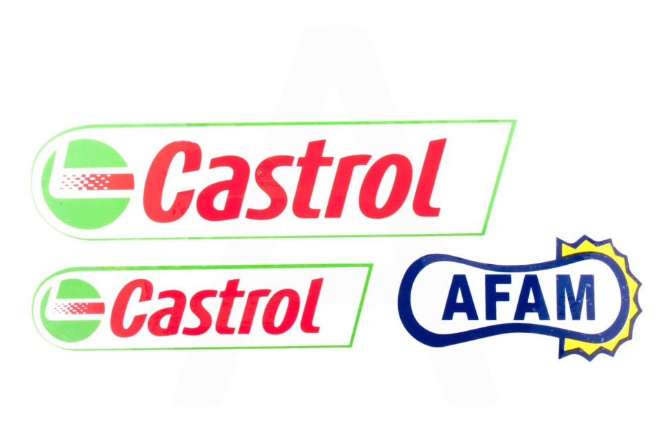 Наклейки набор CASTROL