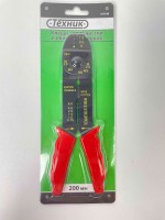 Съемник изоляции электропроводов и обжима клемм 200мм, 0.75 - 6мм2