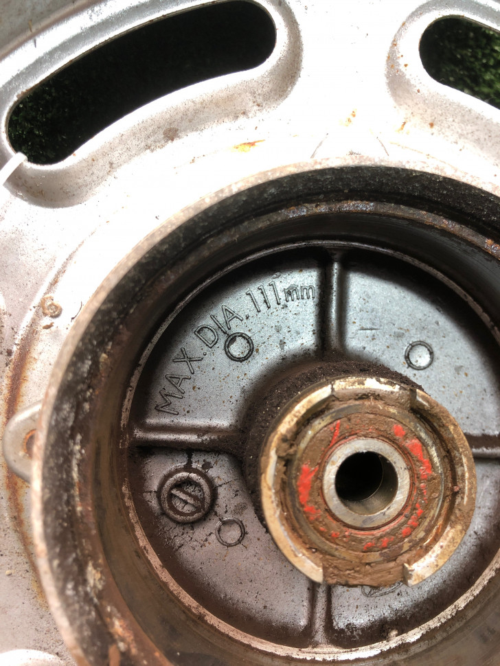 Диск переднего колеса Honda Gyro Canopy TA-02 Тип1 Диск переднего колеса Honda Gyro Canopy TA-02 Тип1