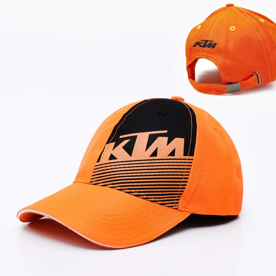 Бейсболка KTM (оранжево-черная,100% хлопок)