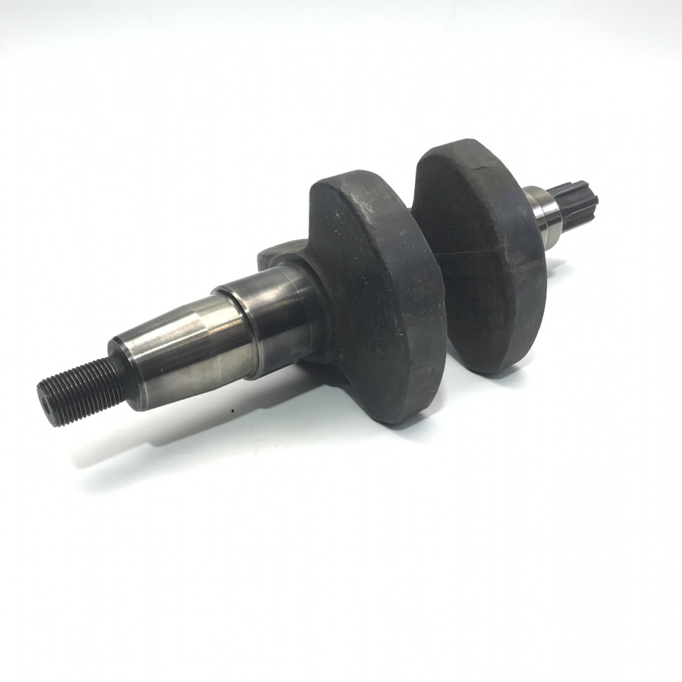 Коленвал двигателя 186F (9 л.с.) (голый) (под шлицы, d=25мм)