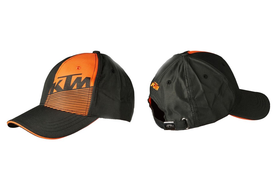 Бейсболка KTM (черно-оранжевая, 100% хлопок)