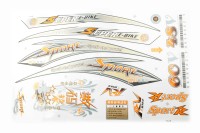 Наклейки (набор) спонсоры, мультибренд (45х28см)