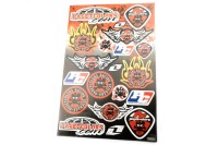 Наклейки (набор) спонсоры, мультибренд (45х30см)