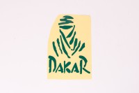 Наклейка логотип DAKAR (9x11см,зеленая)