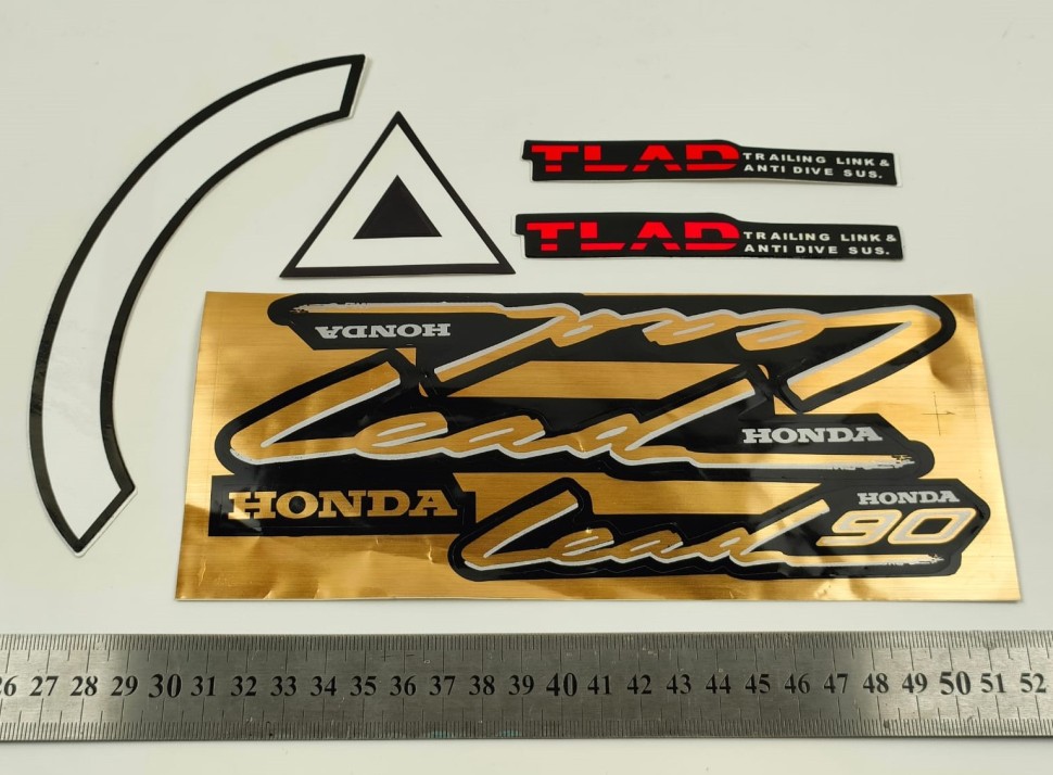 Наклейки (набор) Honda LEAD 90 (22*10см)