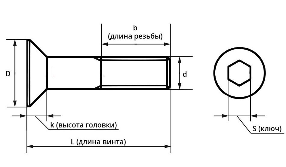 Винт М6*1,0*16