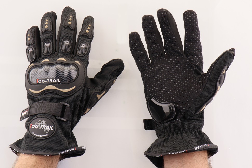 Мотоперчатки Too-Trail ST-666 черные, размер - L