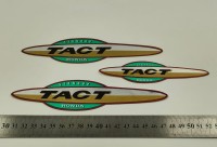 Наклейки (набор) Honda TACT (18*4см, 3шт,зеленые)