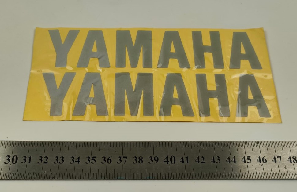 Наклейка буквы YAMAHA (16*4см, 2шт)